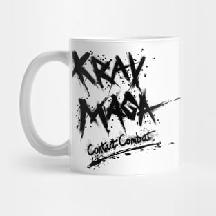 Krav Maga Contact Combat - Black Mug